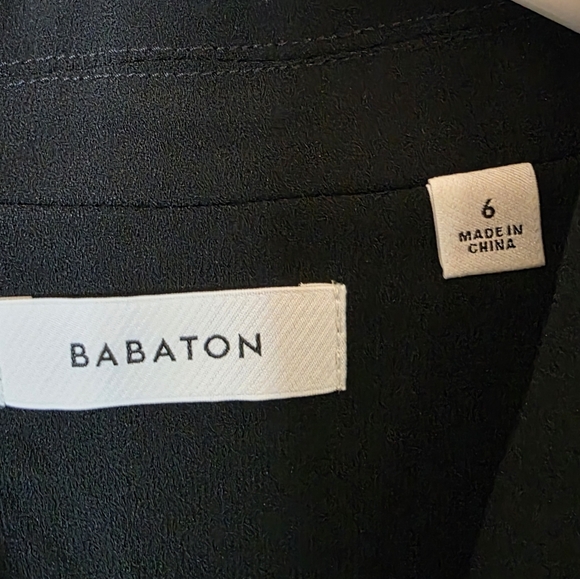 Babaton Black Jumpsuit Short Sleeve Size‎ 6 - Picture 3 of 6